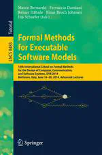 Advanced Lectures on Formal Methods for Executable Software Models