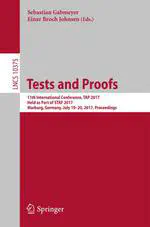 Proc. 11th International Conference on Tests and Proofs (TAP 2017)